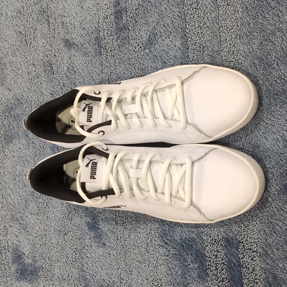 Puma Smash Perf White Sneakers - Picture 2 of 8
